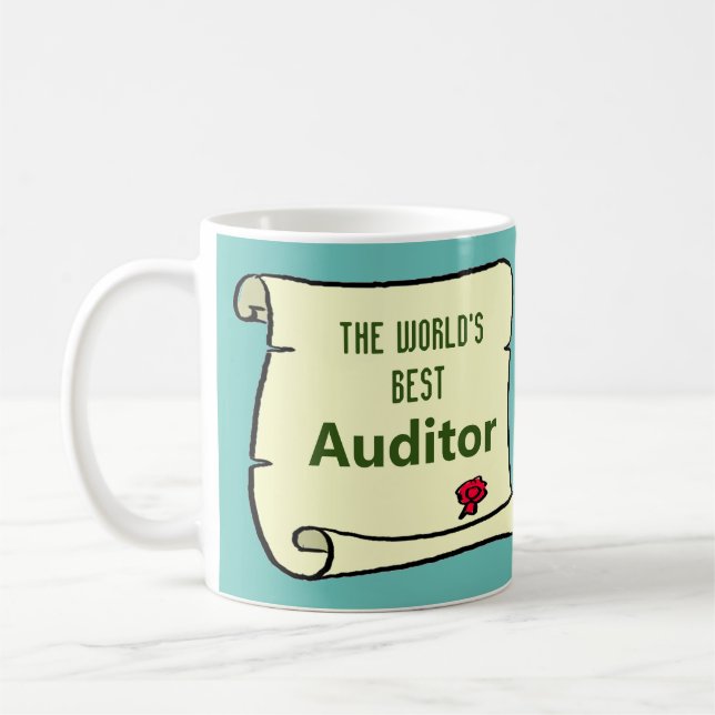 The World's Best Auditor. Coffee Mug (Left)