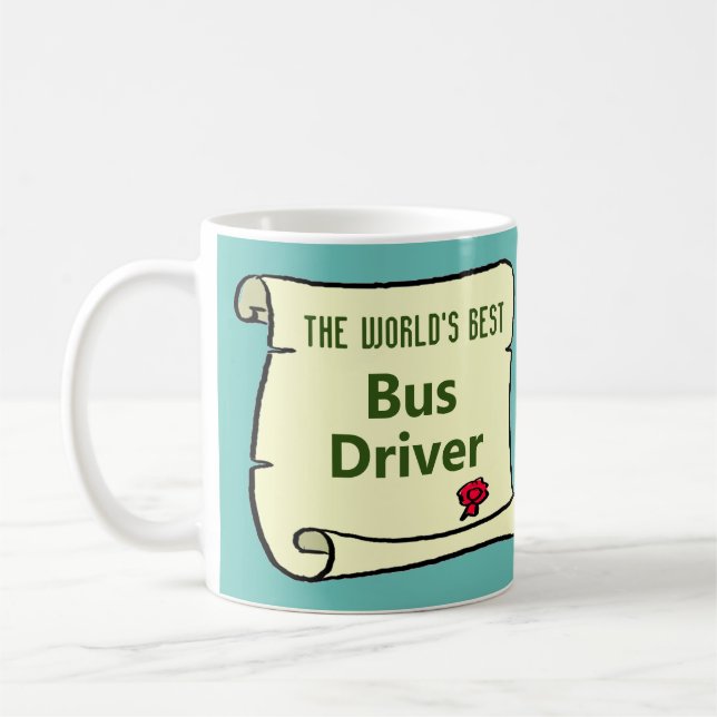 The World's Best Bus Driver. Coffee Mug (Left)