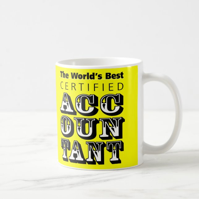 The World's Best Certified Accountant Coffee Mug (Right)
