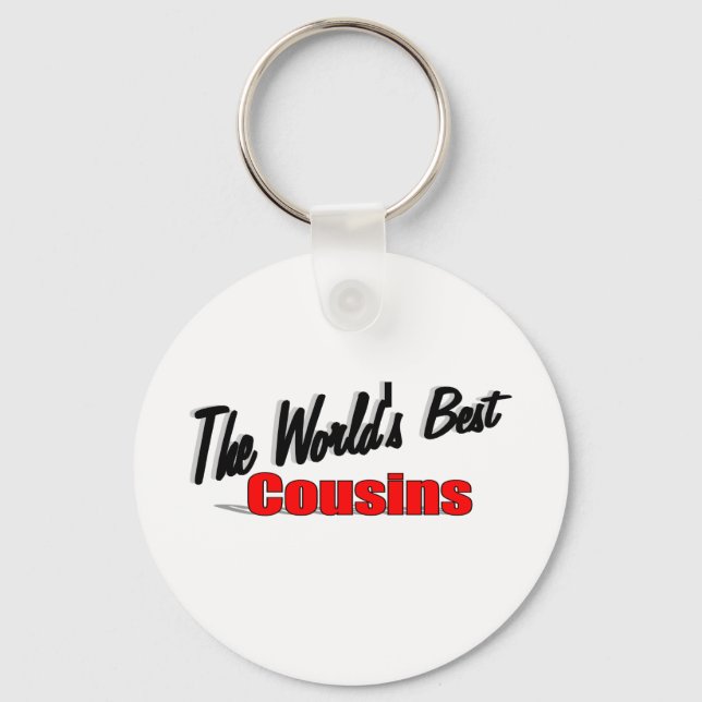 The World's Best Cousins Key Ring (Front)