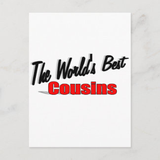 The World's Best Cousins Postcard