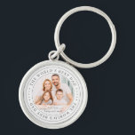 The World's Best Dad Classic Simple Photo Key Ring<br><div class="desc">This simple and classic design is composed of serif typography and add a custom photo.</div>