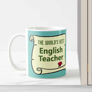 The World's Best English Teacher. Coffee Mug