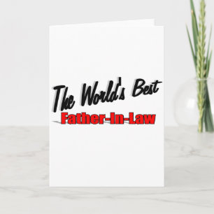The World's Best Father-In-Law Card