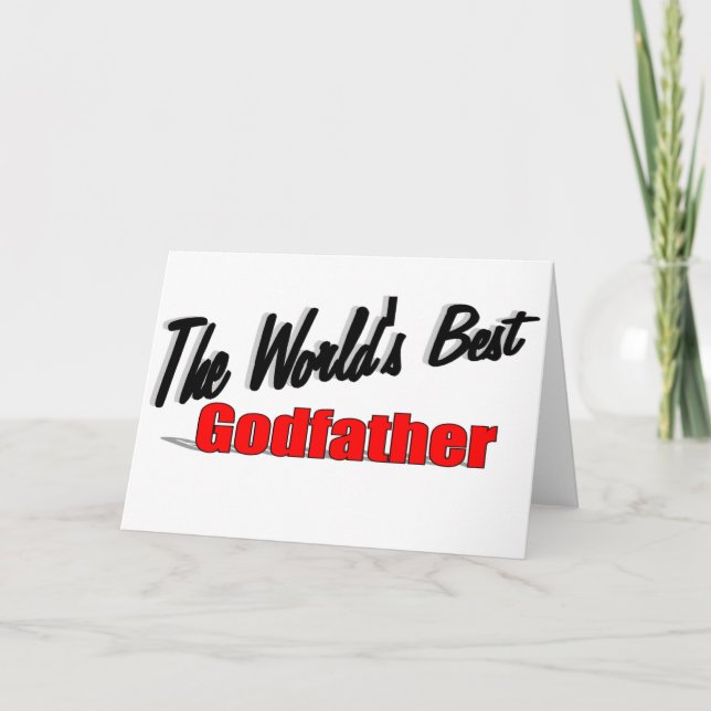 The World's Best Godfather Card (Front)