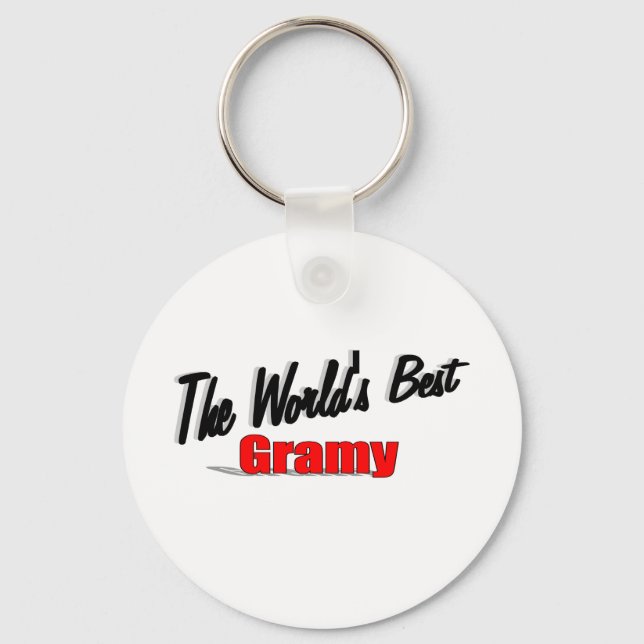 The World's Best Gramy Key Ring (Front)
