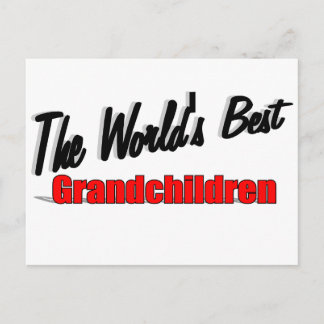 The World's Best Grandchildren Postcard