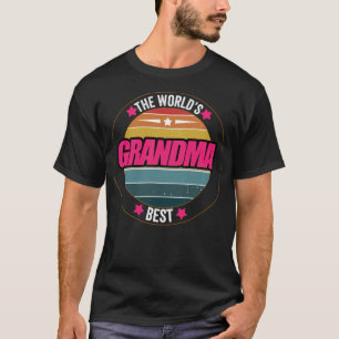 the worlds best grandma retro rodeo amadeus T-Shirt