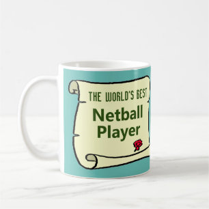 The World's Best Netball Player. Coffee Mug