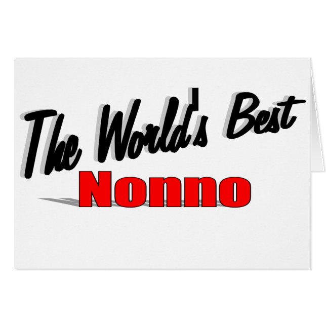 The World's Best Nonno (Front Horizontal)