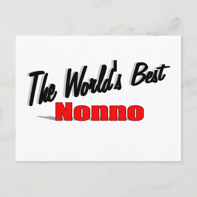 The World's Best Nonno Postcard (Front)
