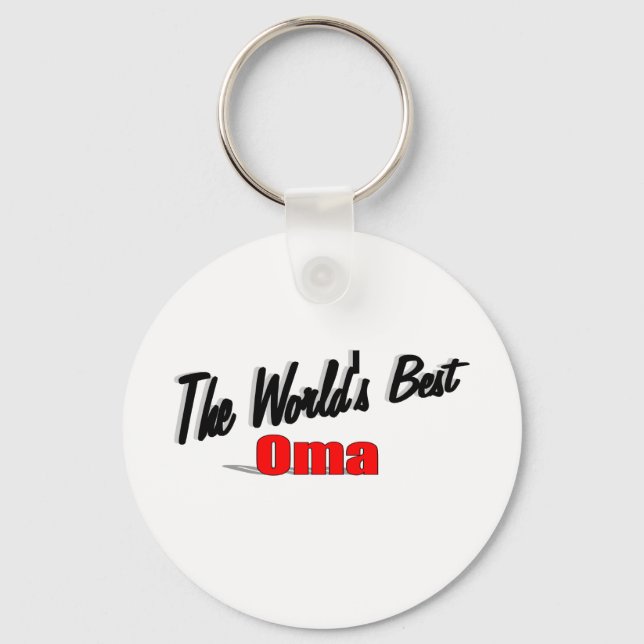 The World's Best Oma Key Ring (Front)