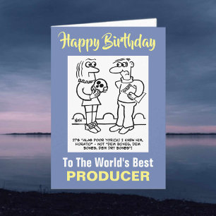 The World's Best Producer - Happy Birthday Card