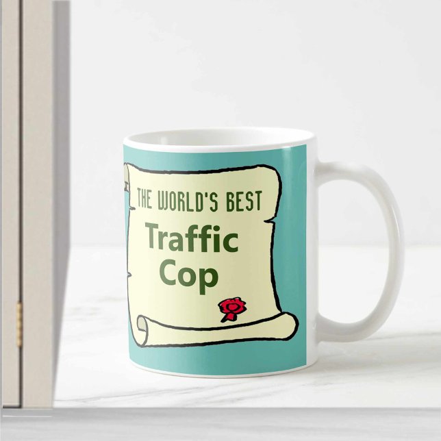 The World's Best Traffic Cop. Coffee Mug (Creator Uploaded)