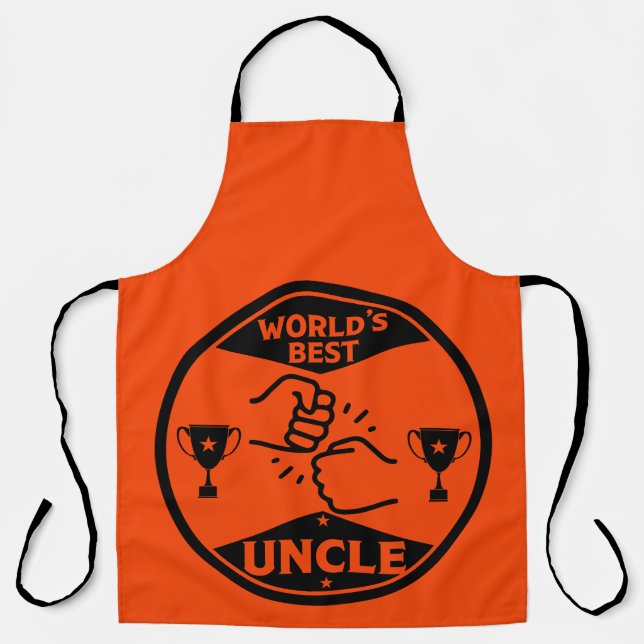 The worlds Best Uncle Apron (Front)