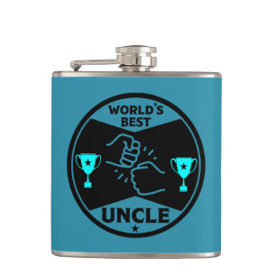 The worlds Best Uncle Hip Flask