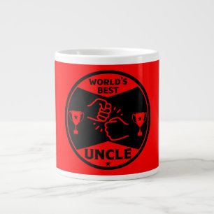 The worlds Best Uncle Large Coffee Mug