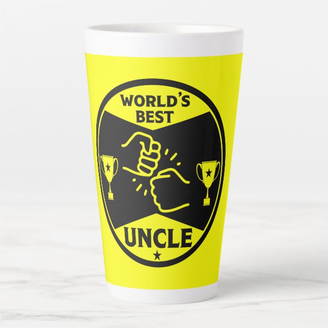 The worlds Best Uncle Latte Mug (Front)