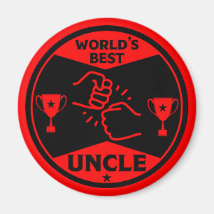 The worlds Best Uncle Magnet