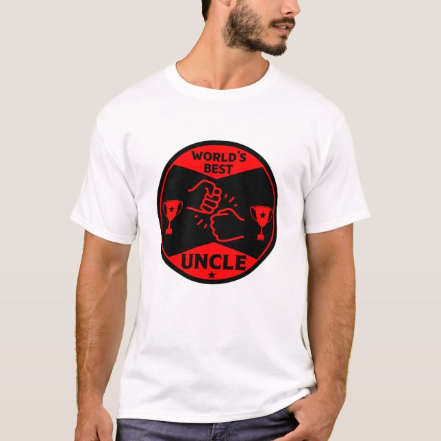 The worlds Best Uncle T-Shirt (Front)