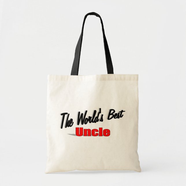 The World's Best Uncle Tote Bag (Front)