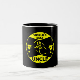 The worlds Best Uncle Two-Tone Coffee Mug