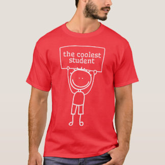 The Worlds Coolest Student Comic funny humor vinta T-Shirt
