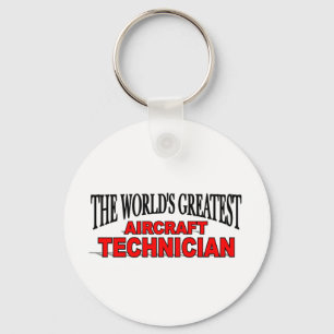 The World's Greatest Aircraft Technician Key Ring