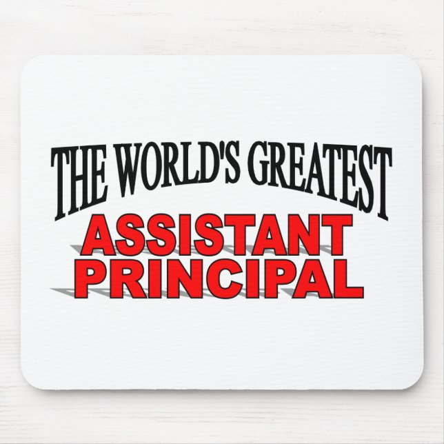 The World's Greatest Assistant Principal Mouse Pad (Front)