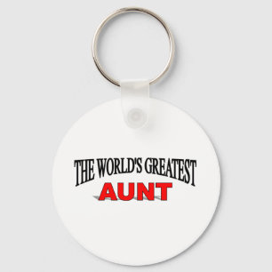 The World's Greatest Aunt Key Ring