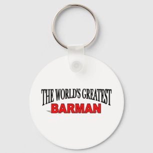 The World's Greatest Barman Key Ring