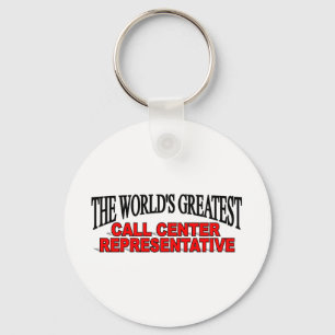 The World's Greatest Call Centre Representative Key Ring