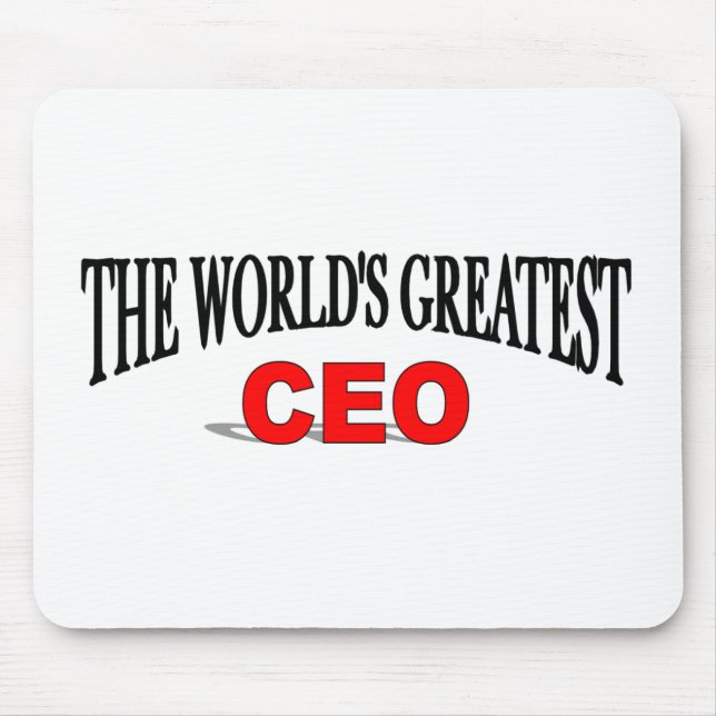 The World's Greatest CEO Mouse Pad (Front)