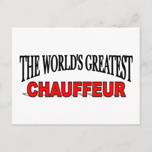 The World's Greatest Chauffeur Postcard