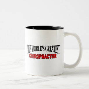 The World's Greatest Chiropractor Two-Tone Coffee Mug