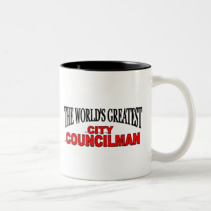 The World's Greatest City Councilman Two-Tone Coffee Mug
