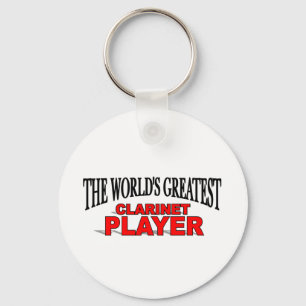 The World's Greatest Clarinet Player Key Ring