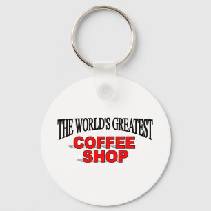 The World's Greatest Coffee Shop Key Ring