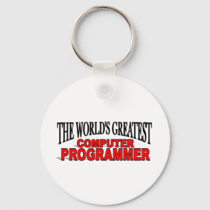 The World's Greatest Computer Programmer Key Ring