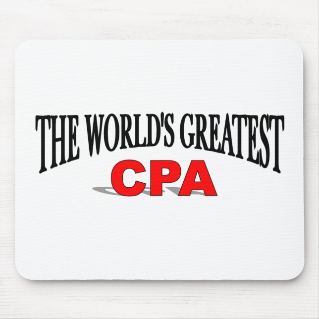The World's Greatest CPA Mouse Pad (Front)