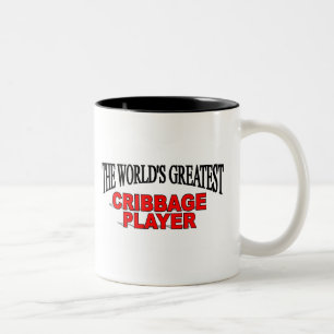 The World's Greatest Cribbage Player Two-Tone Coffee Mug