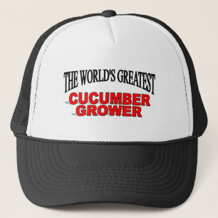 The World's Greatest Cucumber Grower Trucker Hat