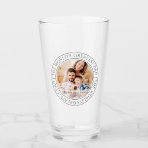 The World's Greatest Dad Modern Classic Photo Glass