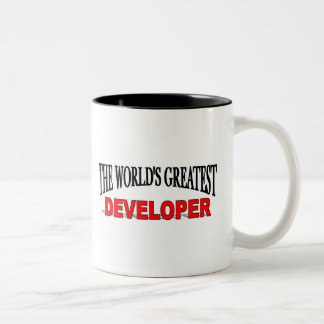 The World's Greatest Developer Two-Tone Coffee Mug