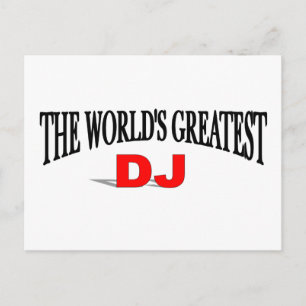 The World's Greatest DJ Postcard