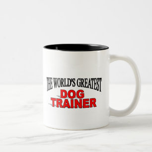 The World's Greatest Dog Trainer Two-Tone Coffee Mug