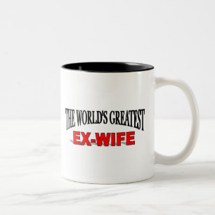 The World's Greatest Ex-Wife Two-Tone Coffee Mug