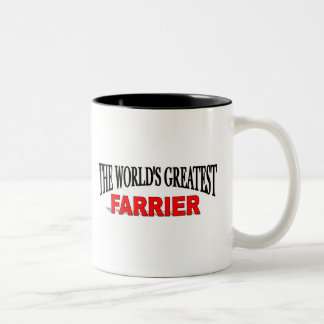 The World's Greatest Farrier Two-Tone Coffee Mug