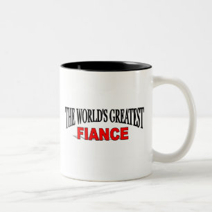 The World's Greatest Fiance Two-Tone Coffee Mug