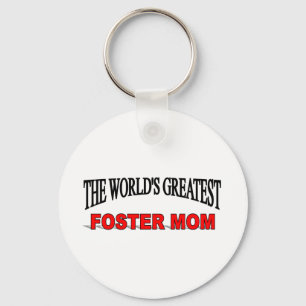 The World's Greatest Foster Mum Key Ring
